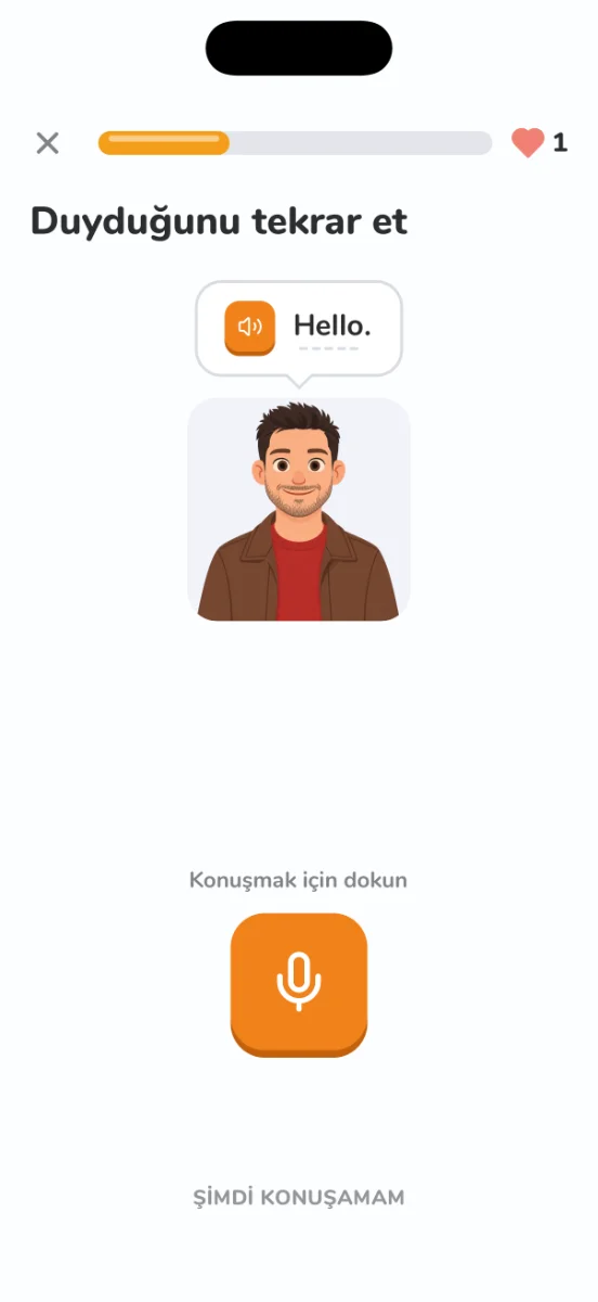 Ders yolu ekranı